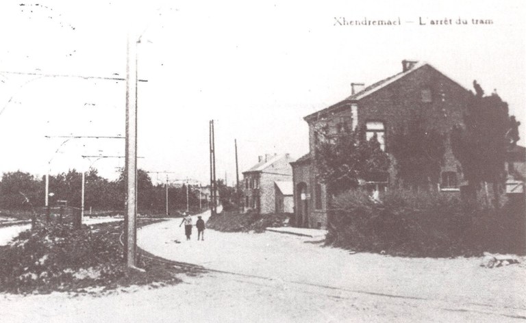 L'arrêt du tram