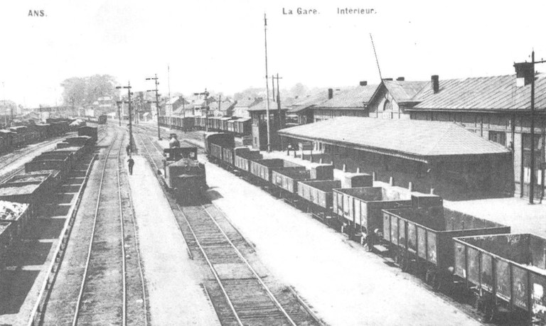 La gare d'Ans