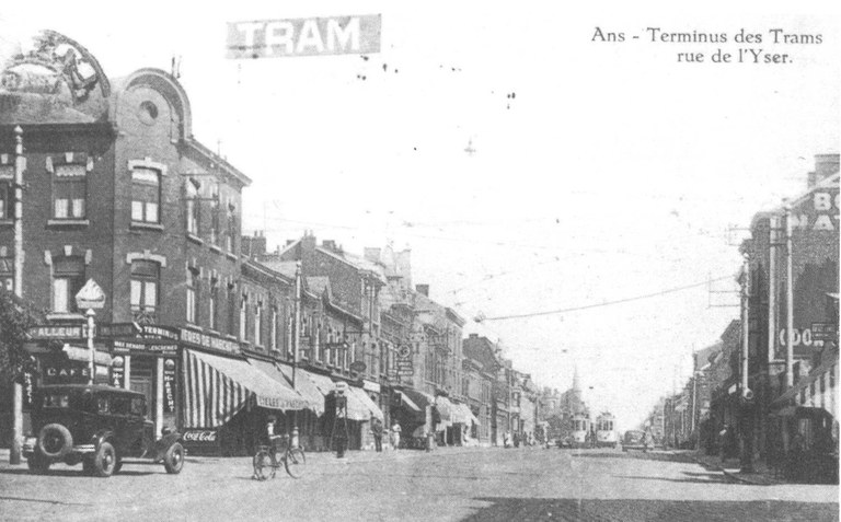 Terminus des trams - Rue de l'Yser