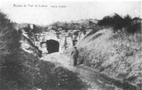 Le fort de Loncin - Poterne d'entrée