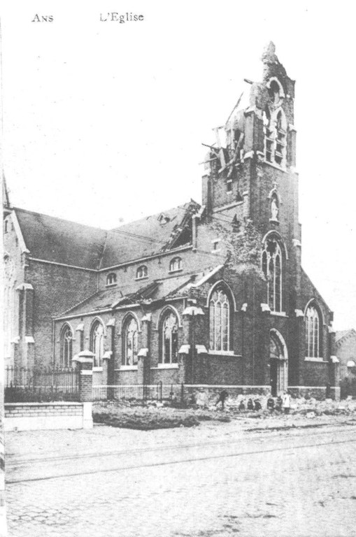 L'église Sainte-Marie - Destruction du clocher (1)