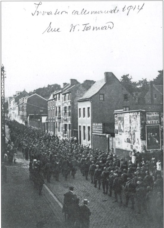 L'invasion allemande en 1914