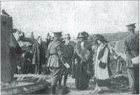 Visites officielles au fort de Loncin, 1922