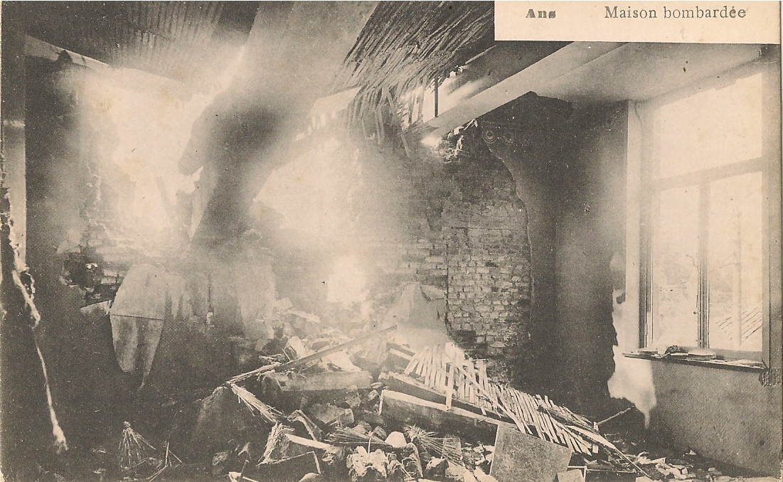 Maison bombardée à Ans
