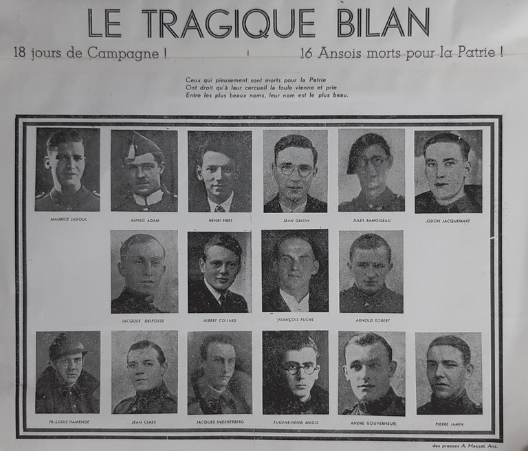 Morts pour la patrie - L'hommage relaté par le journal "La Légia"