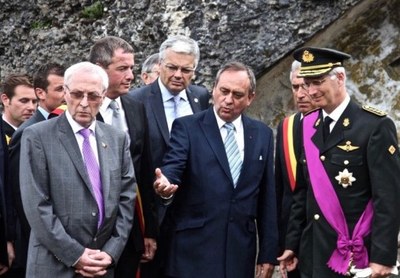 La visite du Roi Philippe, en 2014